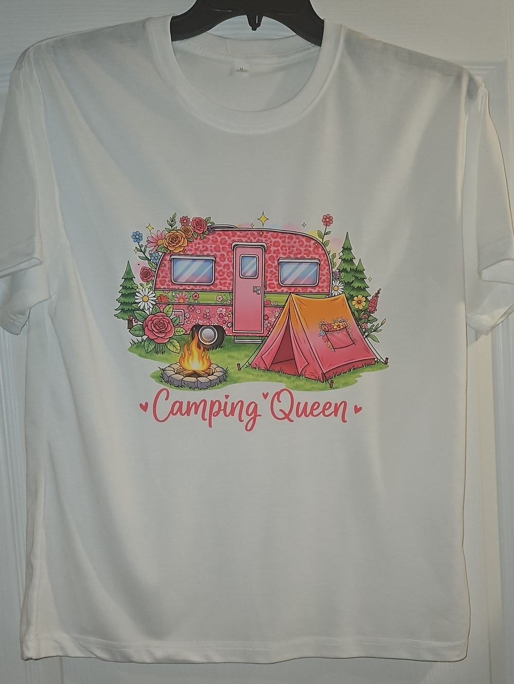 Graphic Tee Camping Queen Shirt Nrw